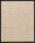 Letter to Sarah Lucretia Arthur from Martha Theresa Arthur Burgess